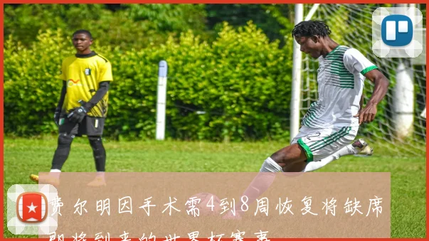 费尔明因手术需4到8周恢复将缺席即将到来的世界杯赛事